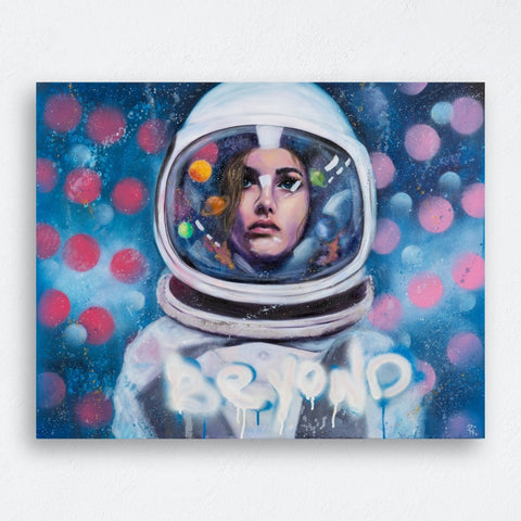 A Girl from Earth - Canvas print